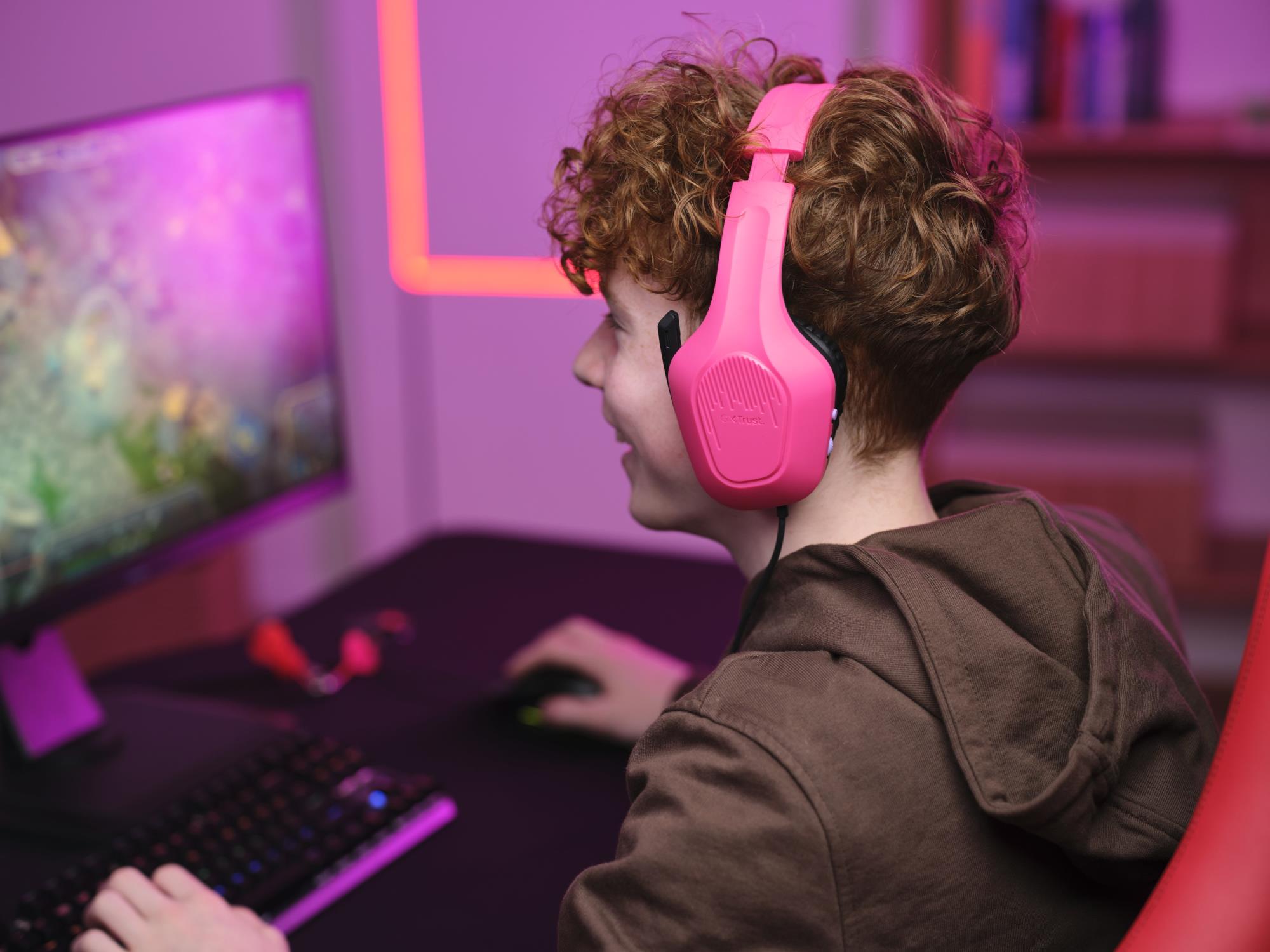 HEADSET GXT415P ZIROX/PINK 24992 TRUST