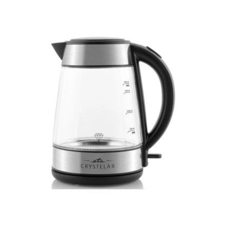 ETA Kettle | Crystela II 1154 90000 | 2200 W | Electric | 1.7 L | Glass | 360° rotational base | Glass