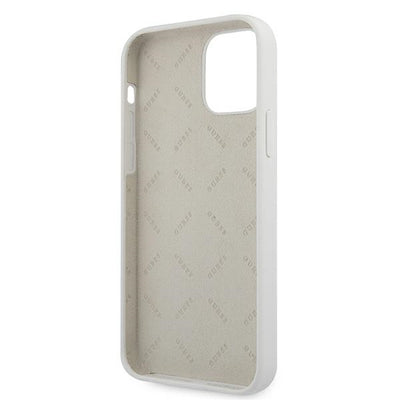 Guess GUHCP12LLSVSCR iPhone 12 Pro Max 6.7" cream/cream hardcase Script Vintage