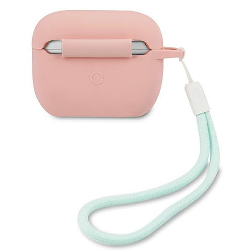 Guess GUACAPLSVSPG AirPods Pro cover rose green/pink green Silicone Vintage