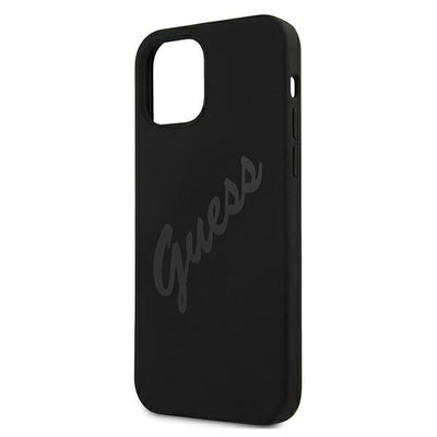Guess GUHCP12SLSVSBK iPhone 12 mini 5.4" black/black hardcase Script Vintage