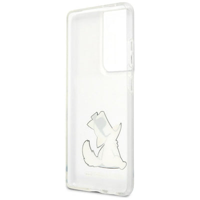 Karl Lagerfeld Choupette Fun Case for Samsung Galaxy S21 Ultra - Transparent