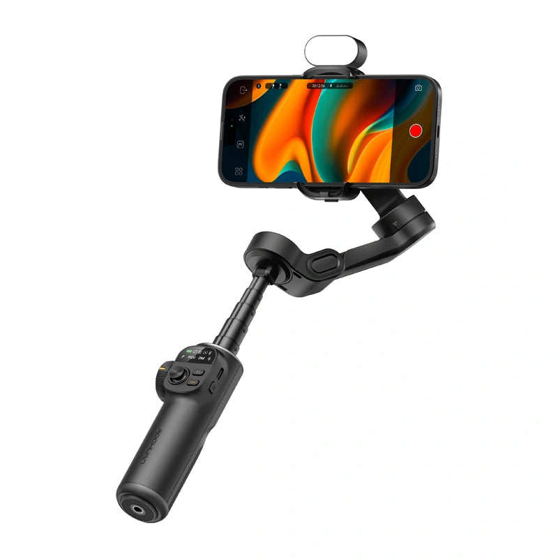 AOCHUAN X2 Gimbal with RGB Lighting (Black) - Image 1