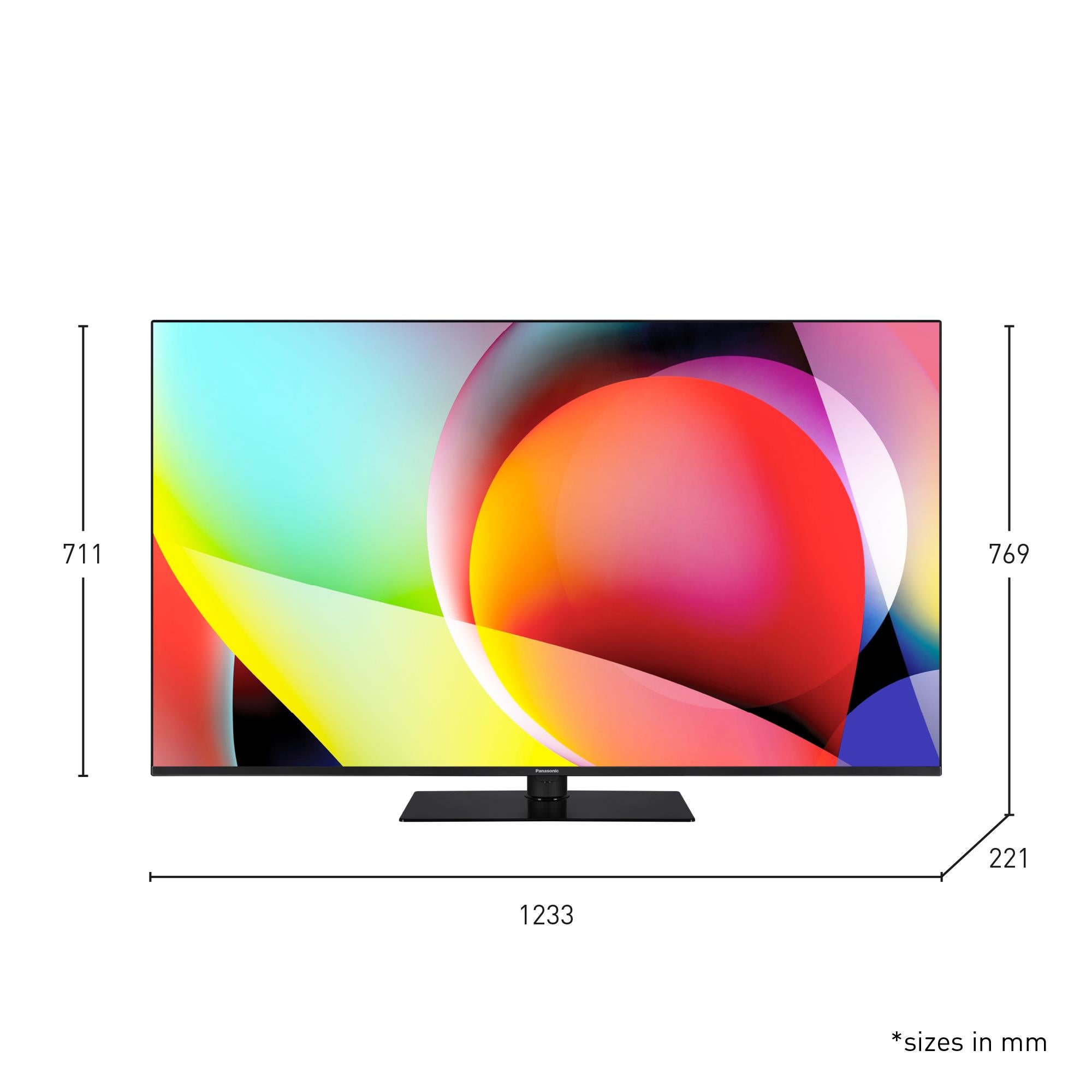TV Set PANASONIC 55" 4K/Smart 3840x2160 Wireless LAN Bluetooth Google TV TN-55W70AEZ