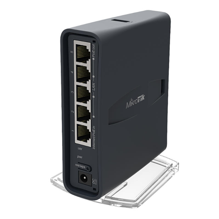 MikroTik | Access Point | RB952Ui-5ac2nD-TC | 802.11ac | 867 Mbit/s | 10/100 Mbit/s | Ethernet LAN (RJ-45) ports 5 | Mes