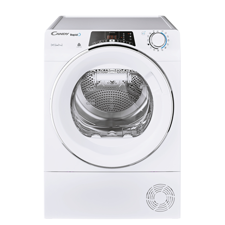 Candy | Dryer Machine | ROE H9A2TCEX-S | Energy efficiency class A++ | Front loading | 9 kg | Heat pump | Big Digit | De