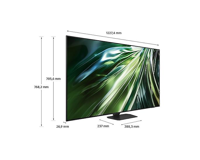TV Set SAMSUNG 55" 4K/Smart QLED 3840x2160 Wireless LAN Bluetooth Tizen Black QE55QN90DATXXH