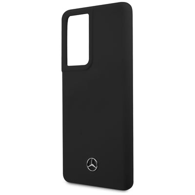 Mercedes Silicone Line Case for Samsung Galaxy S21 Ultra - Black