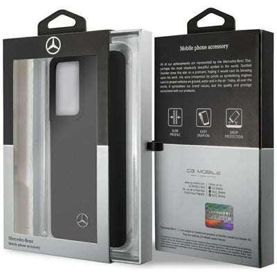 Mercedes Silicone Line Case for Samsung Galaxy S21 Ultra - Black