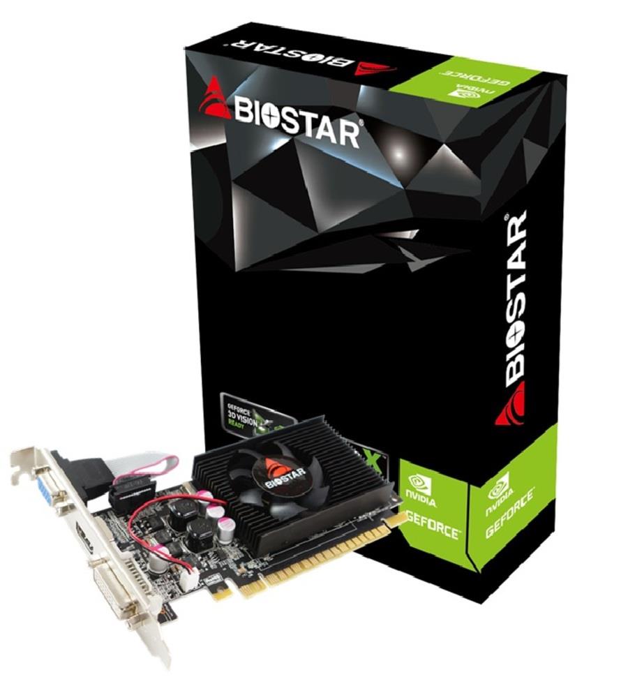 Graphics Card BIOSTAR NVIDIA GeForce GT 610 700 MHz 2 GB GDDR3 64 bit PCI Express x16 2.0 Active VN6103THX6