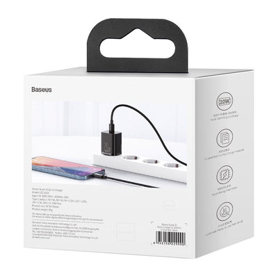 Baseus Super Si 1C fast charger USB Type C 20 W Power Delivery black (CCSUP-B01)