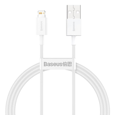 Baseus Superior USB - Lightning cable 2.4A 1 m White (CALYS-A02)
