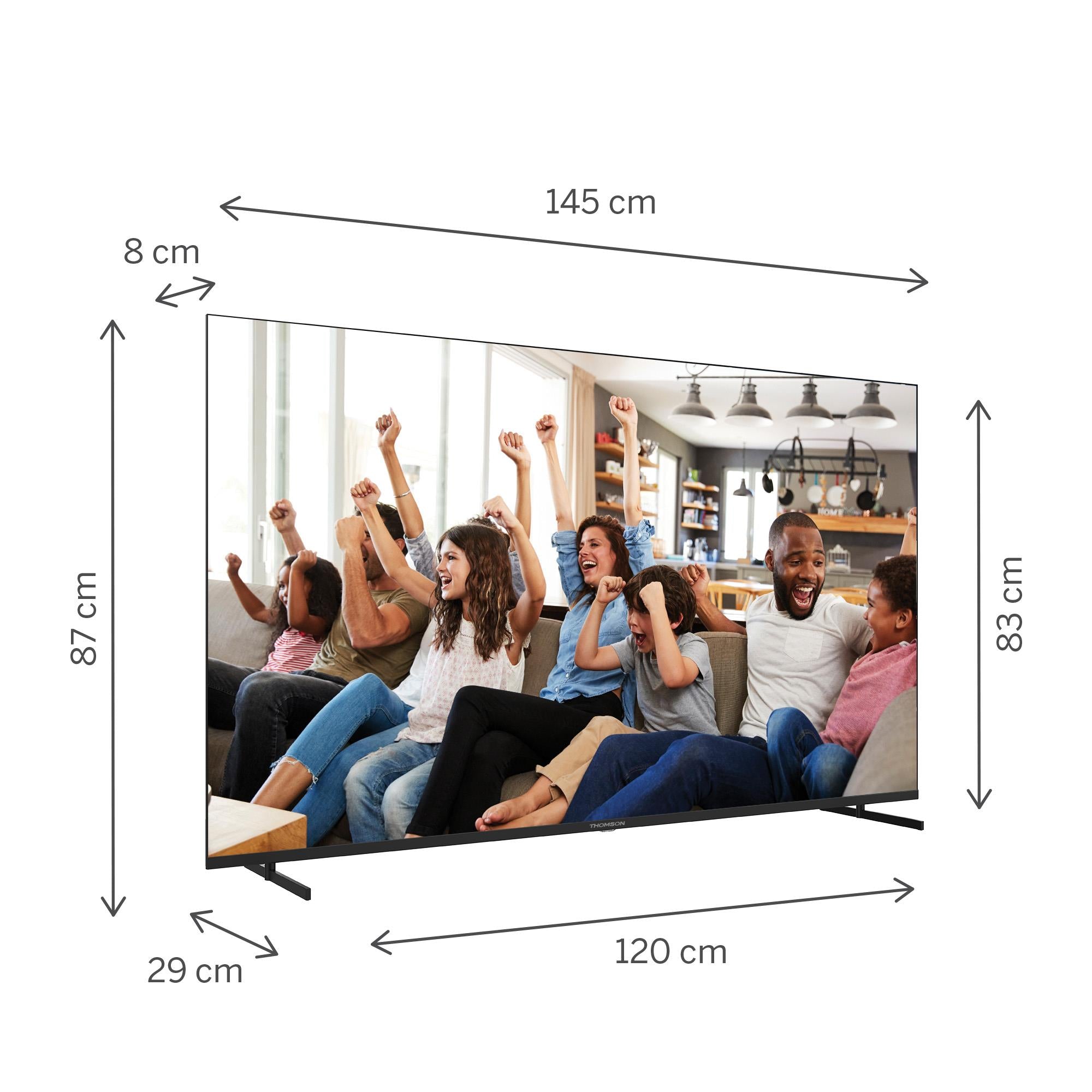 TV Set THOMSON 65 " 4K Ultra HD 3840 x 2160 pixels Flat 16:9 LED 65UG4S14