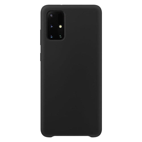 Silicone Case Soft Flexible Rubber Cover for Samsung Galaxy A72 4G black — Hurtel