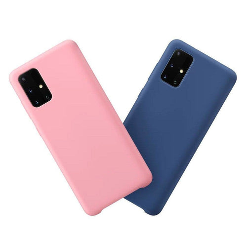 Silicone Case Soft Flexible Rubber Cover for Samsung Galaxy A72 4G red — Hurtel