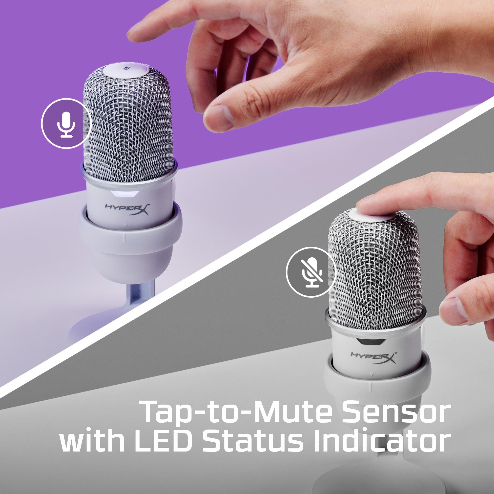 MICROPHONE HYPERX SOLOCAST/WHITE 519T2AA HYPERX