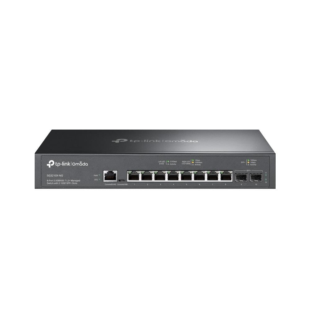 Switch TP-LINK Omada SG3210X-M2 Type L2+ Desktop/pedestal Rack 8x2.5GbE 2xSFP+ 1xConsole 1 SG3210X-M2