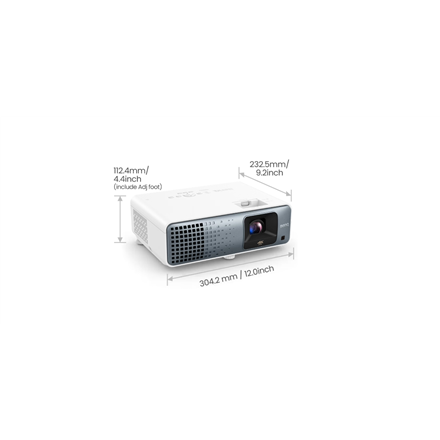 Benq | TK710 | 4K UHD (3840 x 2160) | 3200 ANSI lumens | Grey/White