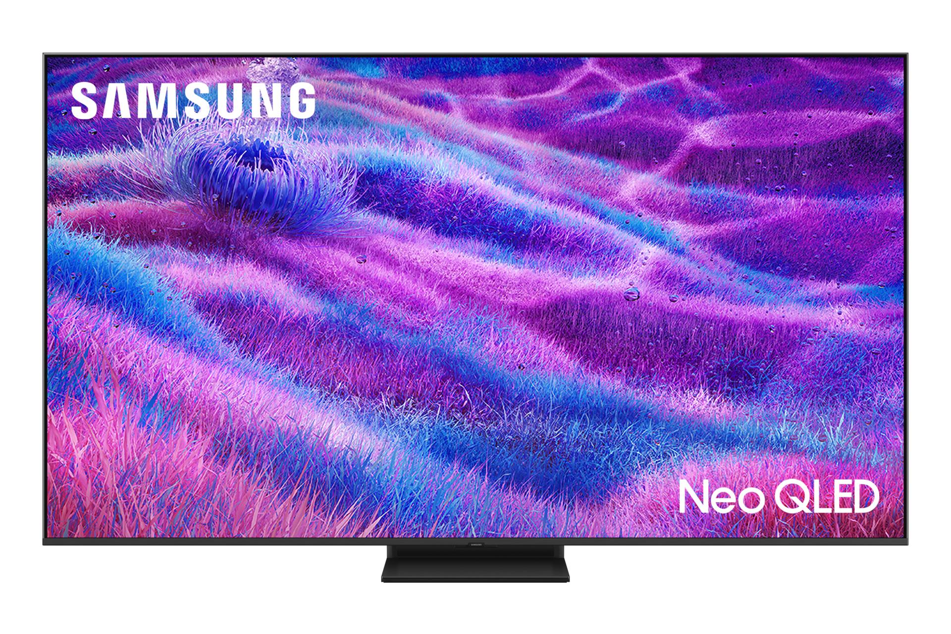 TV Set SAMSUNG 85" 4K/Smart QLED 3840x2160 Tizen Grey QE85QN80FAUXXH