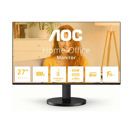 AOC | Q27B3CF2 | 27 " | IPS | QHD | 16:9 | 100 Hz | 1 ms | 2560 x 1440 pixels | 350 cd/m² | HDMI ports quantity 1 | Blac