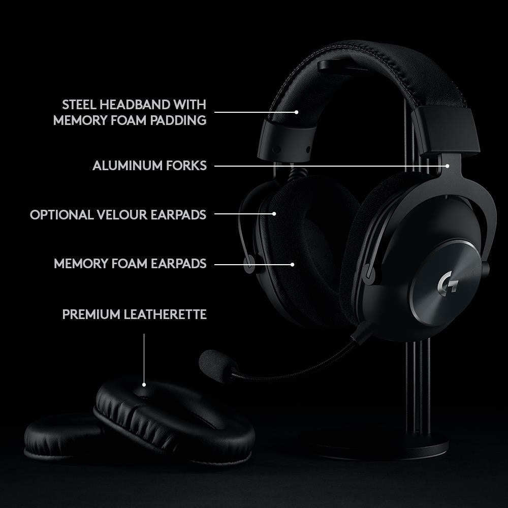 HEADSET GAMING G PRO X WRL/BLACK 981-000907 LOGITECH