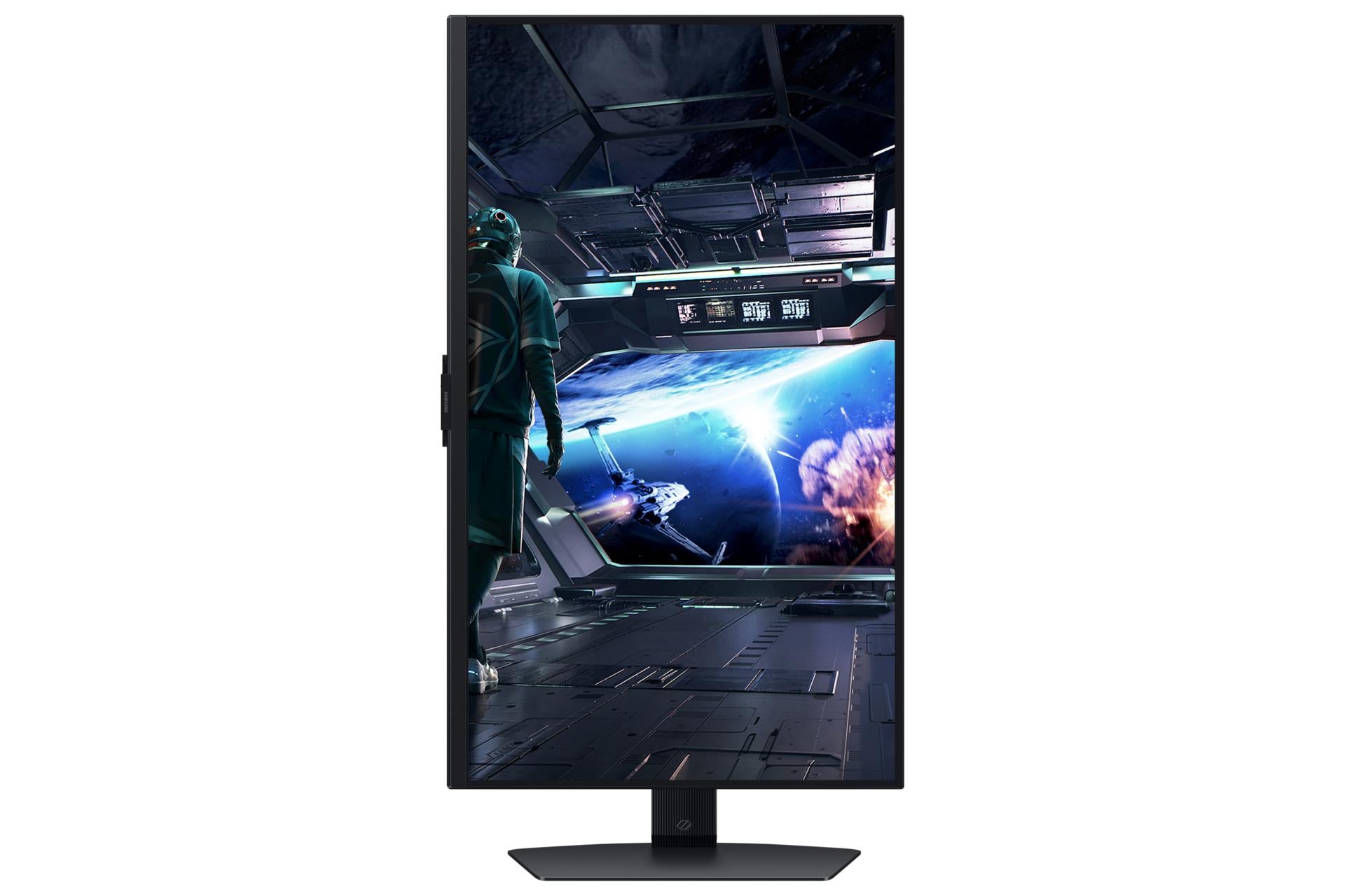 LCD Monitor SAMSUNG Odyssey G7 27" Gaming Panel IPS 3840x2160 16:9 144Hz 1 ms Speakers Swivel Pivot Height adjustable Tilt Colour Black LS27DG702EUXDU