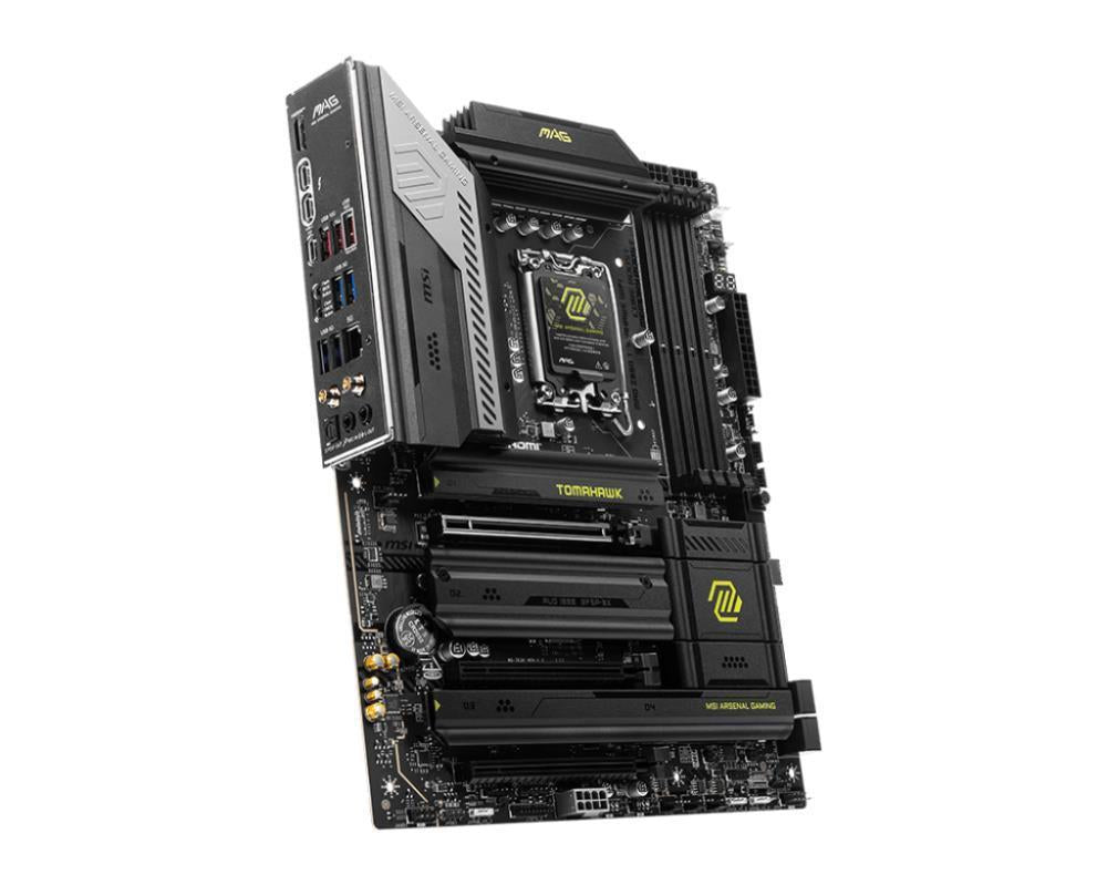 Mainboard MSI Intel Z890 LGA1851 ATX Memory DDR5 Memory slots 4 2xPCI-Express 4.0 4x 1xPCI-Express 5.0 16x 4xM.2 1xHDMI 4xUSB 2.0 3xUSB 3.2 1xUSB-C 2xUSB-C w/Thunderbolt 1xOptical S/PDIF 1xRJ45 2xAudio port MAGZ890TOMAHAWKWIFI