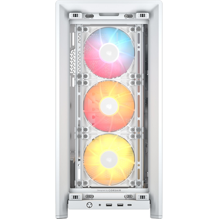 Corsair PC Case | Frame 4000D RS ARGB Modular | White | Mid-Tower