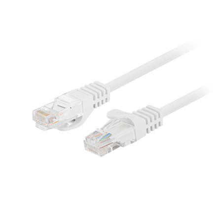 Lanberg Patchcord CAT.5E UTP 0.25M fluke passed 10-pack, White | PCU5-20CC-0025-W