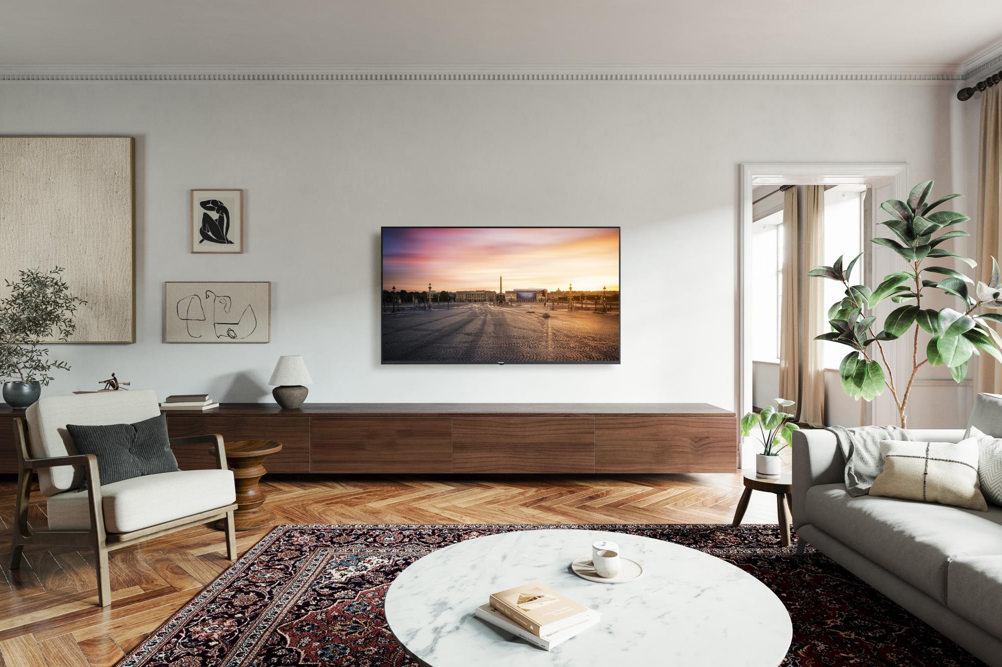 TV Set PANASONIC 55" 4K/Smart 3840x2160 Wireless LAN Bluetooth Google TV TV-55W90AEG