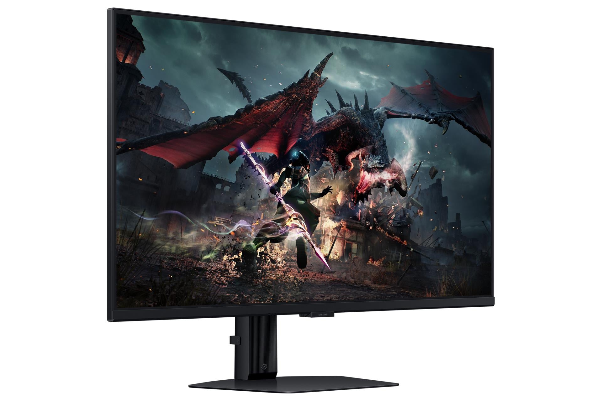 LCD Monitor SAMSUNG 32" Panel IPS 2560x1440 16:9 180Hz 1 ms Swivel Pivot Height adjustable Tilt Colour Black LS32DG500EUXEN