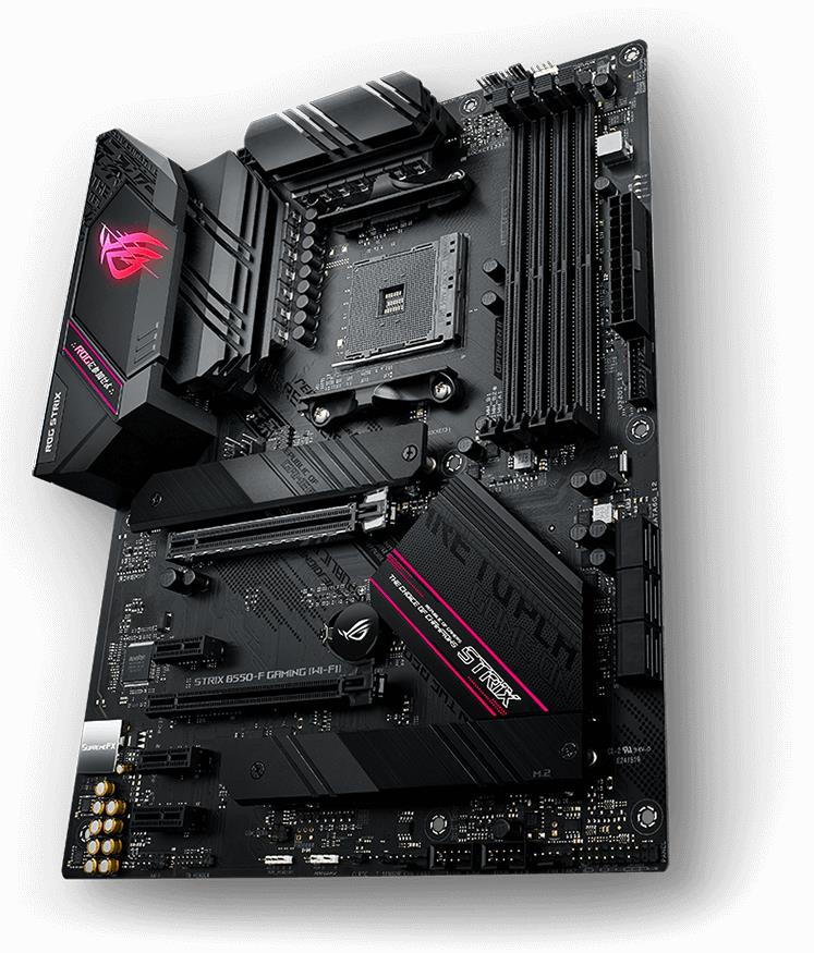Mainboard ASUS AMD B650 SAM5 ATX Memory DDR5 Memory slots 4 2xPCI-Express 4.0 1x 1xPCI-Express 4.0 16x 1xPCI-Express 5.0 16x 3xM.2 1xHDMI 1xDisplayPort 4xUSB 2.0 6xUSB 3.2 2xUSB-C 1xRJ45 5xAudio port STRIXB650E-FGAMINGWIFI