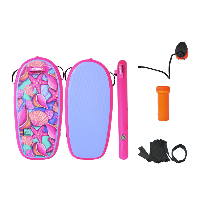FunWater inflatable bodyboard ESIZ00089 1,1m (pink) - Image 1