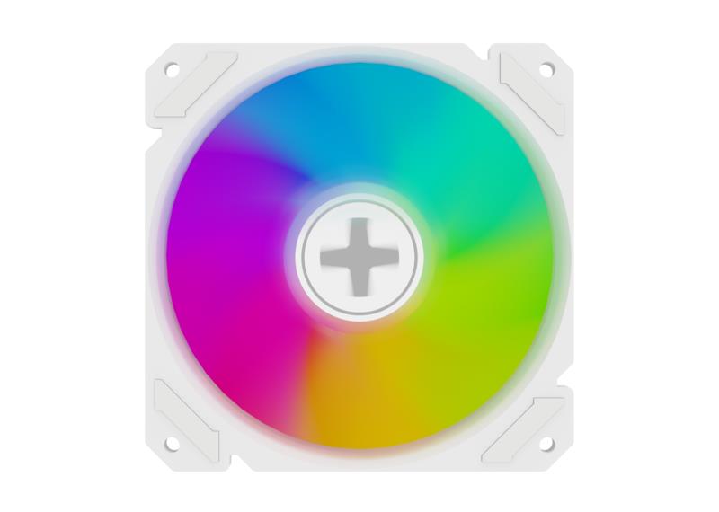 CASE FAN 120MM PWM ARGB REVERS/4PIN WHITE XF066 XILENCE