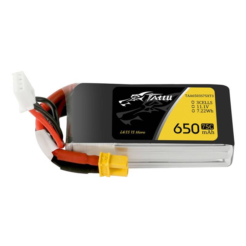 Battery Tattu 650mAh 11,1V 75C 3S1P - Image 1