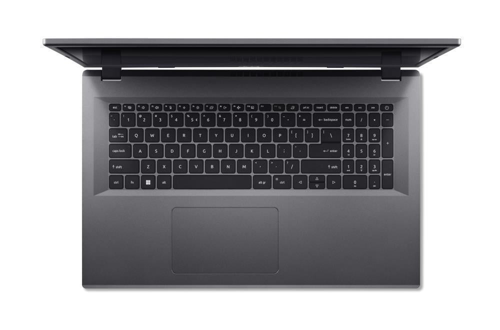 Notebook ACER Aspire Go 17 AG17-31P-C0FV CPU N-Series N150 600 MHz 17.3" 1920x1080 RAM 8GB LPDDR5 SSD 512GB Intel Graphics Integrated ENG Windows 11 Home Steel Grey 2.035 kg NX.J45EL.008