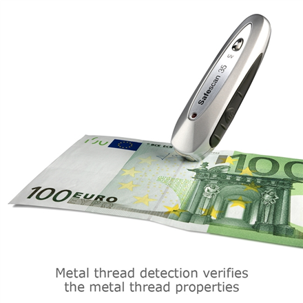 SAFESCAN | 35 | Grey | Suitable for Banknotes, ID documents | Number of detection points 3