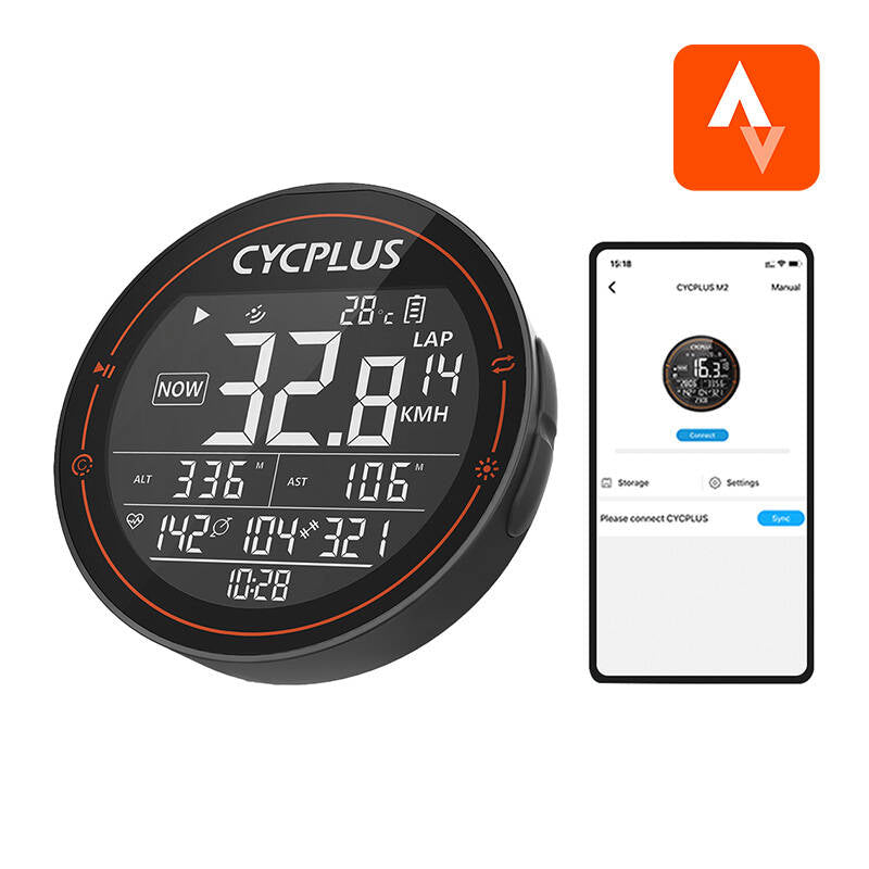 Cycplus M2 bicycle computer - compatibile with Strava, Trainingpeaks etc. - Image 1