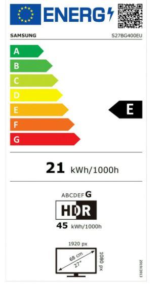 LCD Monitor SAMSUNG S27BG400EU 27" Gaming Panel IPS 1920x1080 16:9 240Hz 1 ms Swivel Pivot Height adjustable Tilt LS27BG400EUXEN