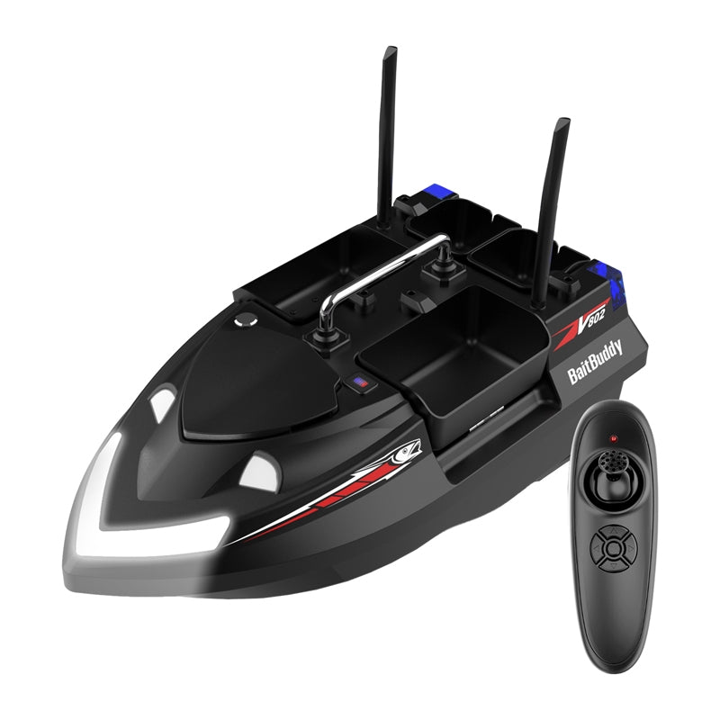 Flytec V802 12000mah bait boat (black) - Image 1
