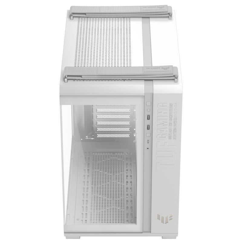 Case ASUS TUF Gaming GT502 Horizon MidiTower Case product features Transparent panel Not included ATX MicroATX MiniITX Colour White TUFGAMGT502HORIZONWHT