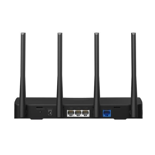 Wireless Router MERCUSYS Router 3600 Mbps Wi-Fi 7 IEEE 802.11a/b/g IEEE 802.11n IEEE 802.11ac IEEE 802.11ax 1x10/100/1000M 1x2.5GbE 1x2.5GbE Number of antennas 4 MR27BE