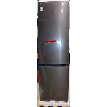 SALE OUT. LG GBBS322CEV Refrigerator, C, Free-standing, Combi, Height 2.03 m, Net fridge 262 L, Net freezer 113 L, Black