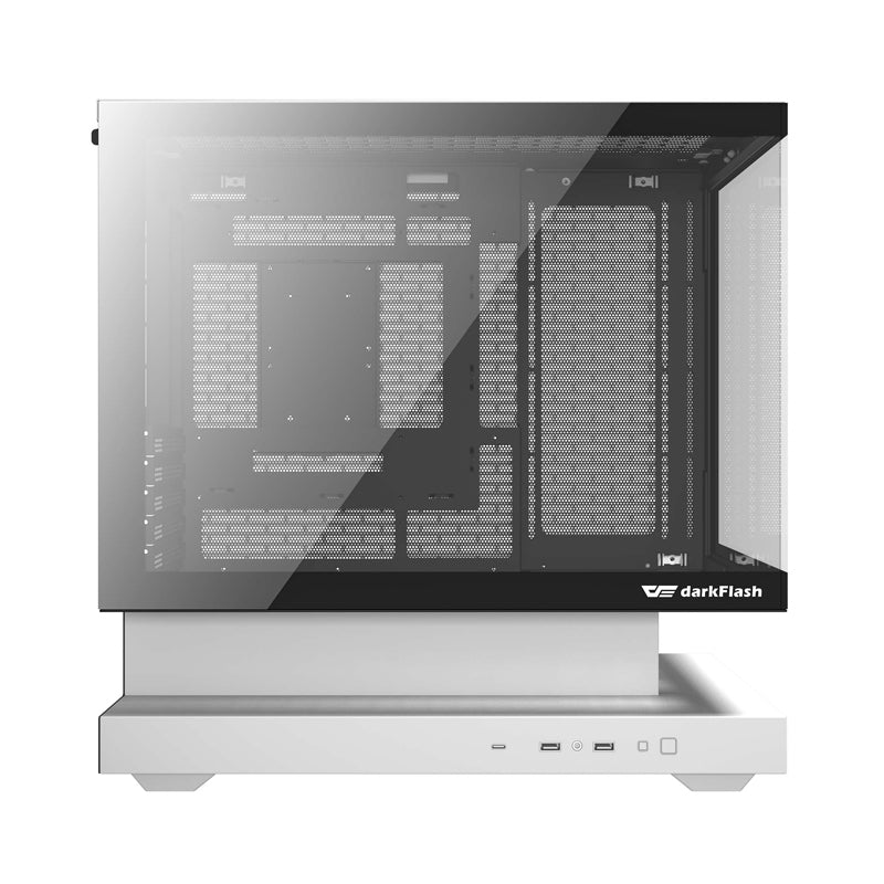 Darkflash F1 computer case (White) + 6 ARGB fans - Image 2