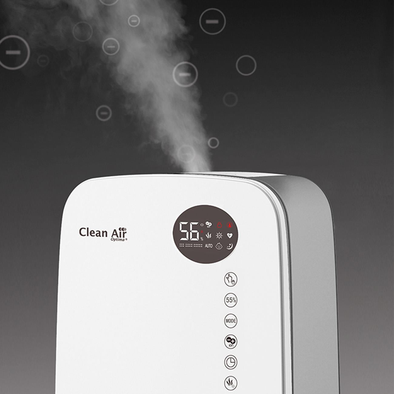 HUMIDIFIER WITH IONIZER/CA-607W CLEAN AIR OPTIMA