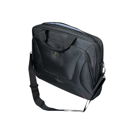 PORT DESIGNS | Courchevel | Fits up to size 15.6 " | Messenger - Briefcase | Shoulder strap | Black