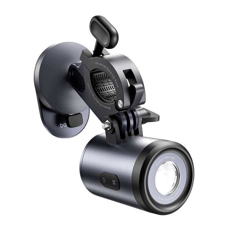 Baseus PrimeTrip 2-in-1 bike mount, phone holder + flashlight (black) - Image 2