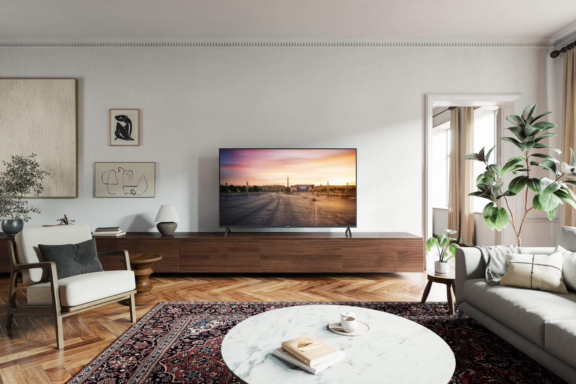 TV Set PANASONIC 55" 4K/Smart 3840x2160 Wireless LAN Bluetooth Google TV TV-55W90AEG