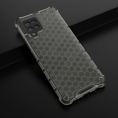 Honeycomb Case armor cover with TPU Bumper for Samsung Galaxy A42 5G black — Hurtel