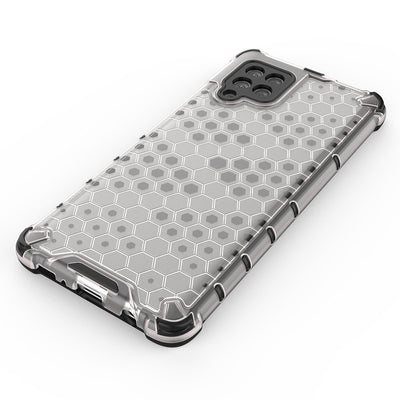 Honeycomb Case armor cover with TPU Bumper for Samsung Galaxy A42 5G green — Hurtel